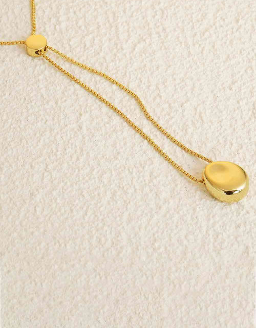 Load image into Gallery viewer, 18K Gold-Plated Sweater Chain Necklace
