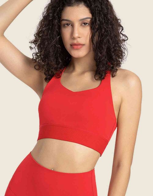 Load image into Gallery viewer, Feel Like Skin Racerback Halter Neck Sports Bra
