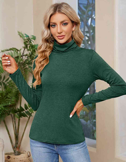 Load image into Gallery viewer, Turtleneck Long Sleeve T-Shirt
