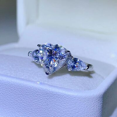 Load image into Gallery viewer, 3 Carat Moissanite 925 Sterling Silver Ring
