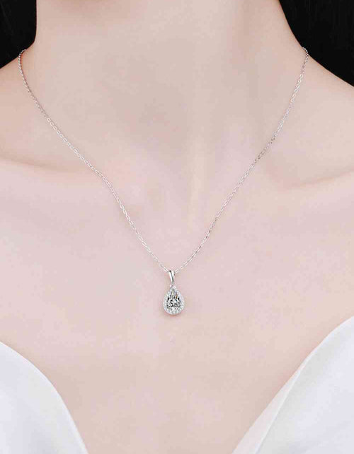 Load image into Gallery viewer, Moissanite Teardrop Pendant Necklace
