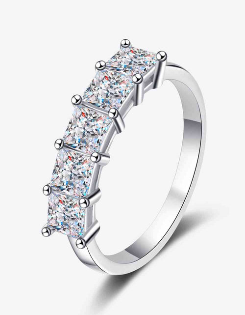 Load image into Gallery viewer, Romantic Surprise 2 Carat Moissanite Rhodium-Plated Ring
