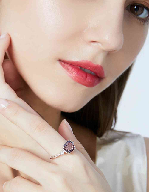 Load image into Gallery viewer, Morganite 925 Sterling Silver Ring
