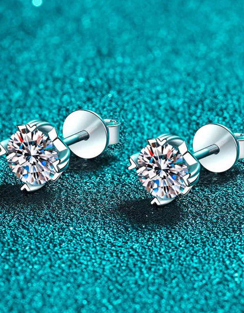 Load image into Gallery viewer, Good Day In My Mind Moissanite Stud Earrings
