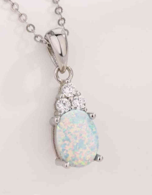 Load image into Gallery viewer, Find Your Center Opal Pendant Necklace
