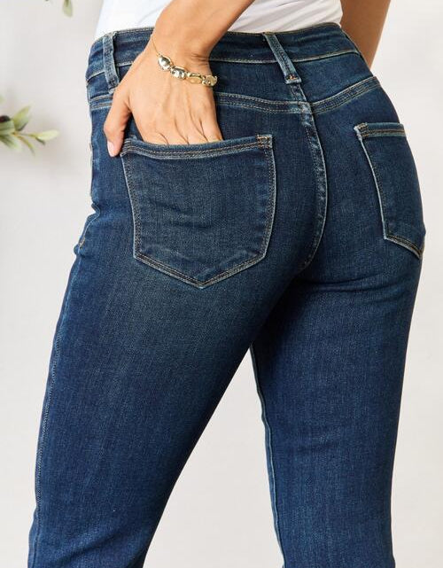 Load image into Gallery viewer, BAYEAS Full Size Raw Hem Straight Jeans
