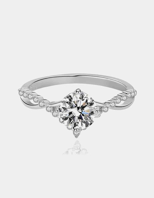 Load image into Gallery viewer, 1 Carat Moissanite 925 Sterling Silver Ring
