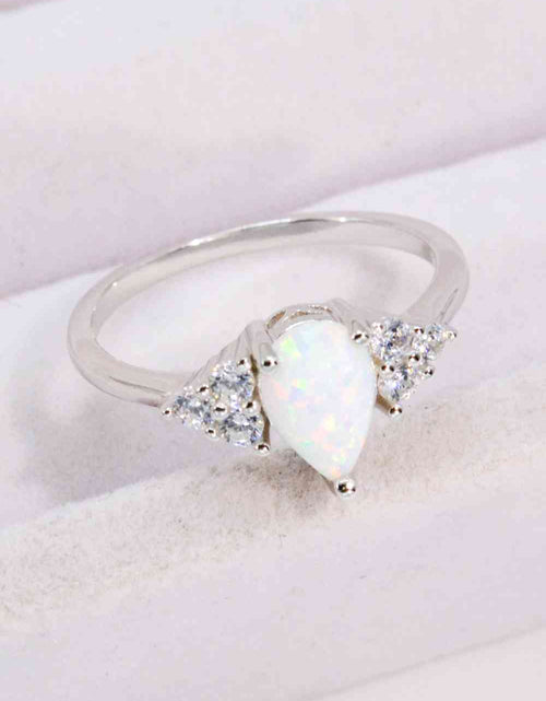 Load image into Gallery viewer, Limitless Love Opal and Zircon Ring
