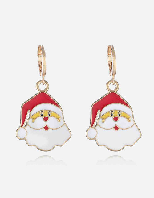 Load image into Gallery viewer, Christmas Theme Alloy Earrings
