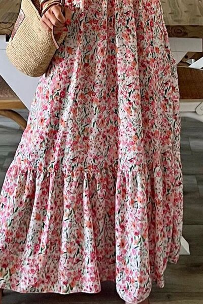 Load image into Gallery viewer, Smocked Floral Spaghetti Strap Dress
