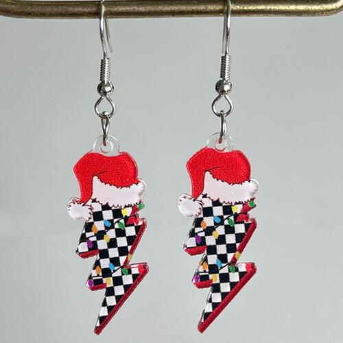 Load image into Gallery viewer, Geometric Shape Acrylic Dangle Earrings
