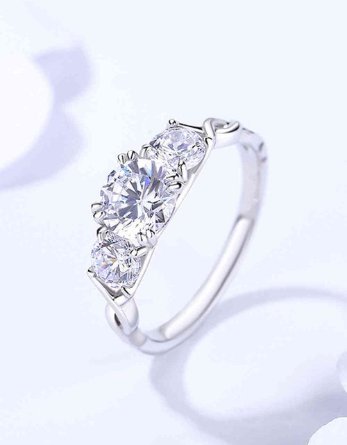 Load image into Gallery viewer, 1 Carat Moissanite 925 Sterling Silver Ring
